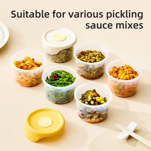 Multi Functional Food <b>Small</b> Capacity Storage Container Safe sealed Food Grade <b>Lid</b> Kimchi Jar Pickled Vegetable Preservation <b>Box</b> - Product Image 2