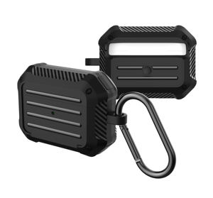 Fundas protectoras para auriculares de fibra de carbono de maletero pequeño a prueba de golpes para <span class=keywords><strong>Apple</strong></span> para Airpods 1/2/3 Air Pods Pro 2 auriculares - Product Image 1