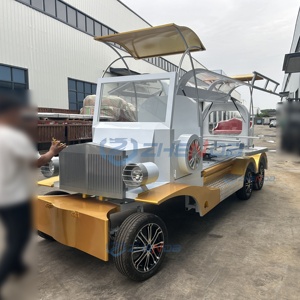 Véhicule funéraire électrique populaire en promotion – Chariot funéraire blanc, chariot funéraire à chevaux - Product Image 4