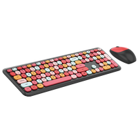 Ensemble clavier et souris sans fil colorés Mofii 2.4GHz avec récepteur USB