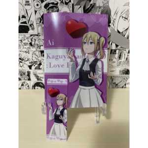 Cubierta Variante Ai de Kaguya-sama: Love Is War con Marcador, Accesorio de Exhibición Japonés - Product Image 1