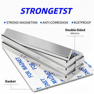 ספק יצרן nodimium מגנט חזק סופר n52 מגנט אדמה נדיר עם דבק דו צדדי עבור גנרטור - Product Image 5