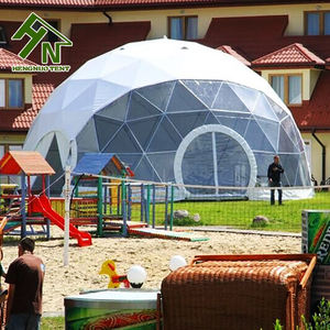 Carpa de Fiesta Transparente con Diseño Floral de 10m 15m, Tipo Domo Redondo con Estructura de Acero para Celebraciones Navideñas, Personalizable - Product Image 4