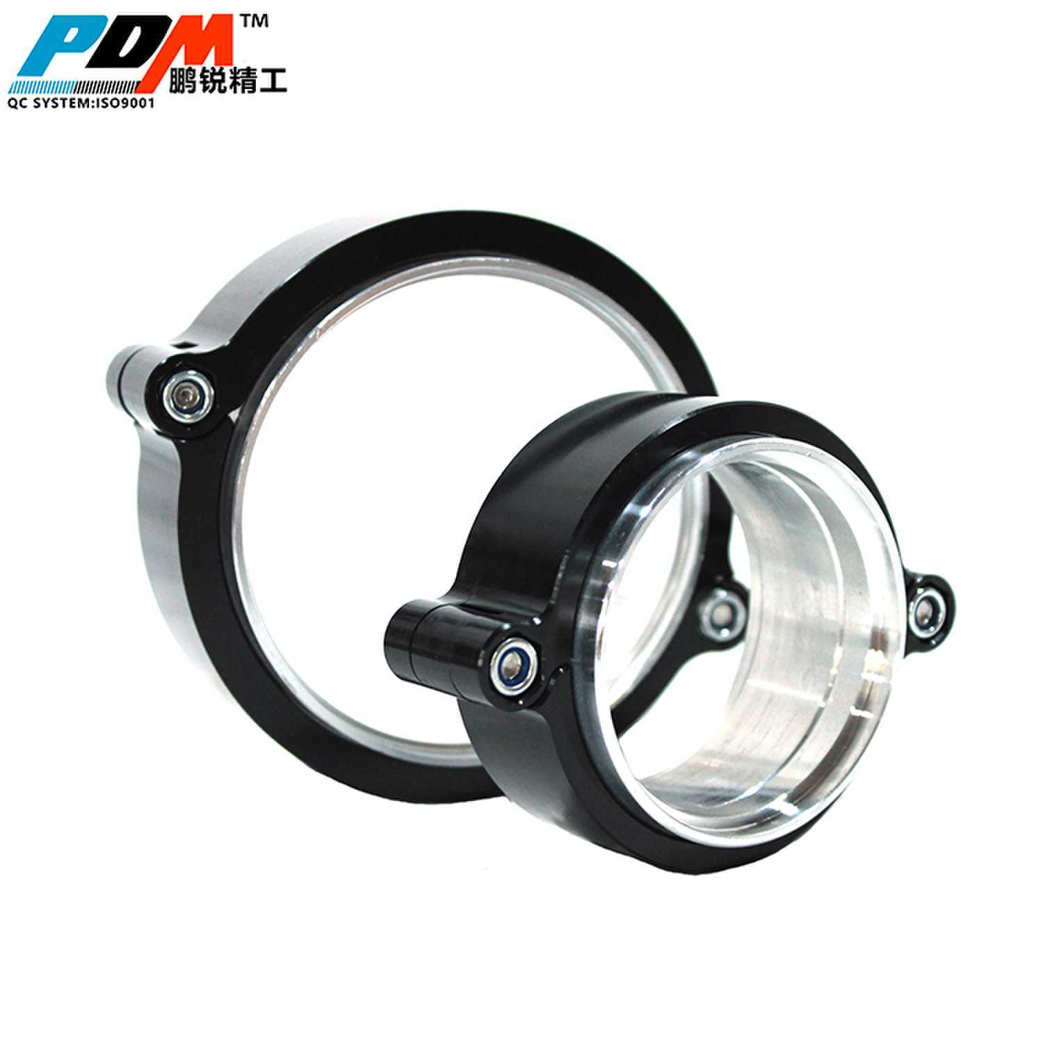 3.5 Inch 90mm Aluminum Quick Release V-Band Clamp For Intake Intercooler Pipes – Black