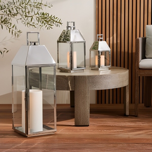 Wholesale Modern Home Decorative Stainless Steel <b>Large</b> <b>Candle</b> Lanterns in Different Sizes - Product Image 1