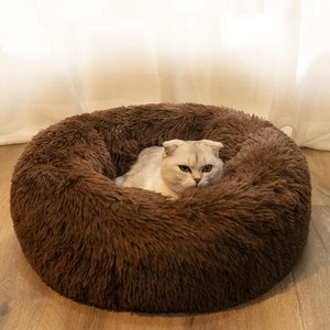 Tapis rond moelleux et imperméable de 40 cm, moderne, doux, apaisant et auto-chauffant pour animaux de compagnie, pour chats et petits chiens - Product Image 3