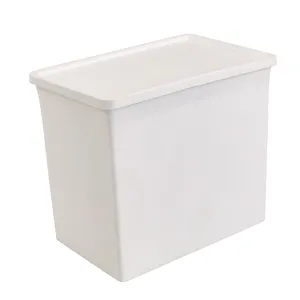 흰색 두꺼운 플라스틱 보관 상자 가정용 주방 보관 상자 데스크탑 일본 문구 장난감 보관 상자