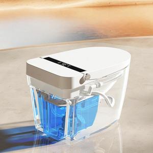 Bán buôn ABS gốm thông minh thông minh nhà vệ sinh phòng tắm tự động sưởi ấm chỗ ngồi một mảnh nhà vệ sinh commode - Product Image 1