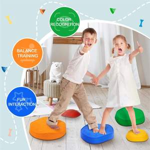 Dropshipping Shopify Fulfillment Agent Balance Stepping Stones & <b>Blocks</b> Sensory Autism Jumping Step Stones Made Durable <b>Plastic</b> - Product Image 4