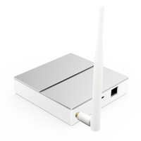 Tuya Smart Zigbee3.0 Central Gateway dengan Desain Antena Eksternal yang Ditingkatkan untuk Fitur Rumah Pintar, Dilengkapi Sistem Operasi Linux dan WiFi.