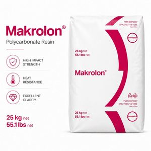 Granulés de Makrolon PC, matière première en polycarbonate pour moulage par injection à fort impact, pour pièces électroniques et électriques, 25 kg net - Product Image 1