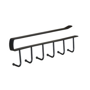 キッチン食器棚6フックメタルアンダーシェルフ収納ラックホルダーマグカップハンギングオーガナイザークローゼットガラスボトルシェルフ - Product Image 3