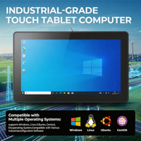Ordinateur industriel tout-en-un haute performance avec écran tactile, processeur Intel Core i3/i5/i7, Windows 10, 4 Go de mémoire DDR4