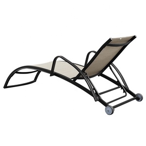 Modern Outdoor Garden Aluminum Chaise <strong>Lounge</strong> Chairs Exterior <strong>Pool</strong> Teslin Sun Loungers - Product Image 3