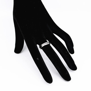 yunnique Feather Shape <b>Open</b> <b>Ring</b> Titanium Steel Geometric Design Retro Jewelry Gift - Product Image 5