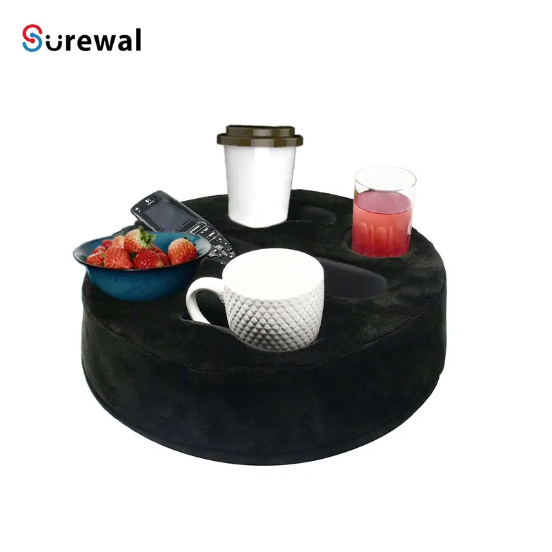 SUREWAL-حامل أكواب للأريكة, حامل أكواب للأريكة ، وسادة ، وسادة ، وسادة