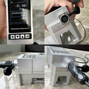 Industriële klem-op ultrasone debietmeter voor waterbalans, hydraulische debietbewaking met temperatuursensor en datalogger - Product Image 4