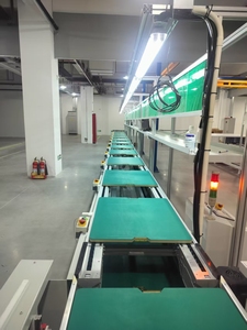 Sepenuhnya otomatis logistik Express Select Line jalur lokakarya sabuk konveyor peralatan Pengangkut Baja tahan karat dan tali sabuk - Product Image 2