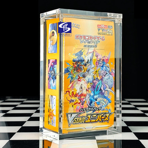 Boîte de présentation scellée japonaise en acrylique transparent magnétique SYP pour boîte de <span class=keywords><strong>booster</strong></span> Pokémon GO S10b, pour les meilleurs boosters de la série <span class=keywords><strong>XY</strong></span>, Pokémon japonais - Product Image 1