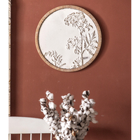 Décorations murales modernes pour chambre et salon, accessoires de maison blancs, motifs de plantes, décorations intérieures pour l'art mural, décoration intérieure de luxe