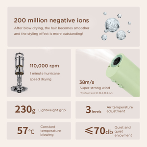 Guantes y Rodillos Silenciosos de Alta Potencia para Eliminar el Pelo de Perros con Iones Negativos, Control de Temperatura a 75°C, Soplador de Poliéster para el Cuidado de Mascotas - Product Image 2