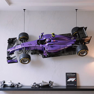 Scultura Personalizzata a Grandezza Naturale a Tema Amore: Auto da Corsa F1 in Fibra <span class=keywords><strong>di</strong></span> Vetro/Resina Dipinta a Mano per Decorazione Murale - Product Image 3