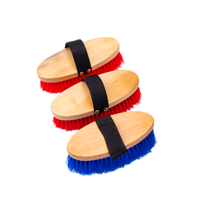Équipement d'équitation coloré tête de <span class=keywords><strong>brosse</strong></span> de dépoussiérage outil de nettoyage de poussière <span class=keywords><strong>brosse</strong></span> de nettoyage de toilettage de cheval - Product Image 2