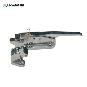 Poignée de porte en acier inoxydable poli JUNYANG pour chambre froide, serrure de congélateur, loquet de four, porte arrière de camion, pièces de conteneur de remorque frigorifique - Product Image 4