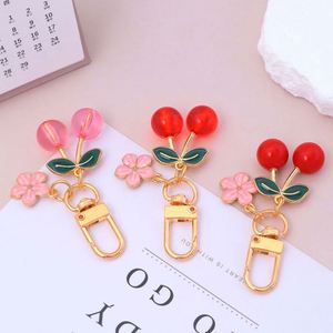 Women's Backpacks Acrylic Cherry Keychain Pearl Jewelry Decor Fashion Resin <b>Ornaments</b> Designer Bag Charms Fruit Pendants - Product Image 6