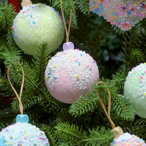 TANGXI 6cm 4PCS Boules en mousse macaron colorées de haute qualité - Parfaites pour les décorations de fête et les travaux manuels Boule de Noël de luxe - Product Image 5