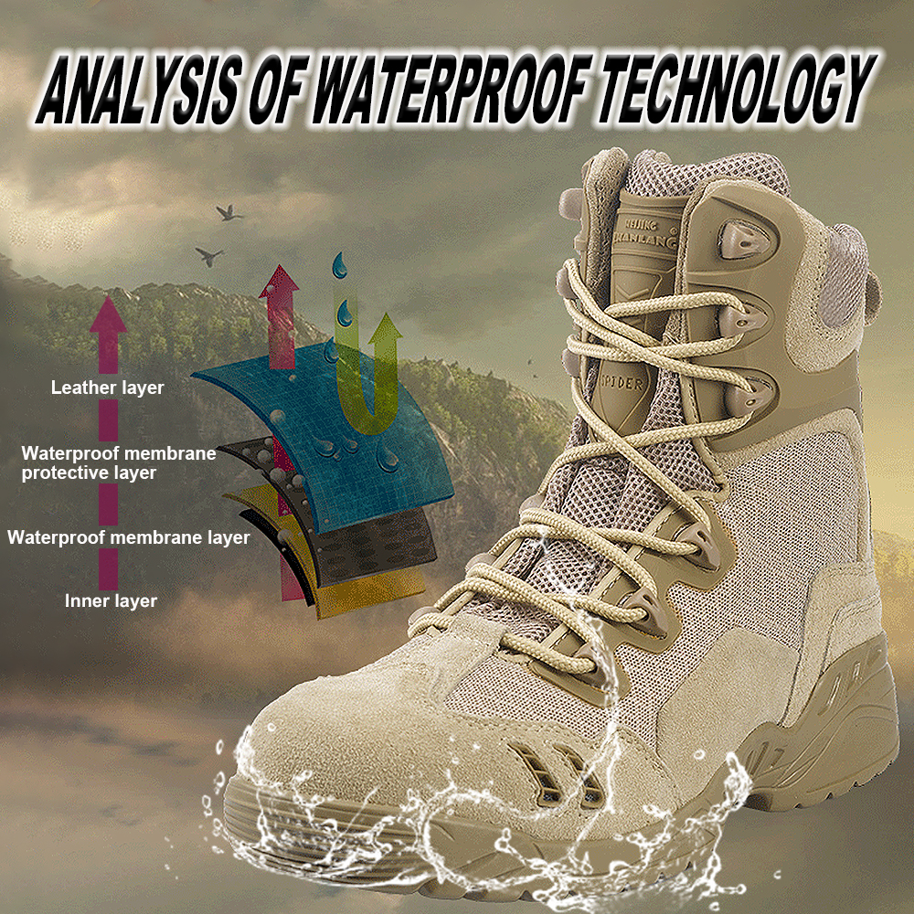 Men's Summer Breathable Combat Tactical Boots Special Forces
