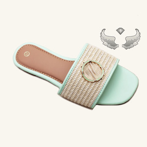 Sandalias planas antideslizantes y duraderas de verano de moda de alta calidad para mujeres y damas-Venta al por mayor para sandalias de mujer - Product Image 2