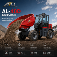 Mini-dumper chenillé de haute qualité 7000 kg, diesel, 4x4, haute efficacité opérationnelle