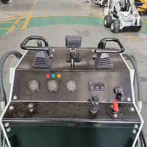 شحن مجاني مضخة هيدروليكية EPA المشي خلف محرك <span class=keywords><strong>Skid</strong></span> صغير مع دلو خندق محراث دوار - Product Image 6