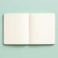 LABON Cahier de sorts en cristal Grimoire bleu clair avec bouteilles de potion magique et pierres précieuses Cahier de sorcellerie Couverture en PU