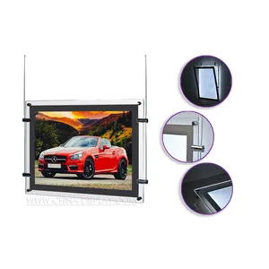 Magnetic frame led for advertising easy to change the graphic cinematic light box led movie poster