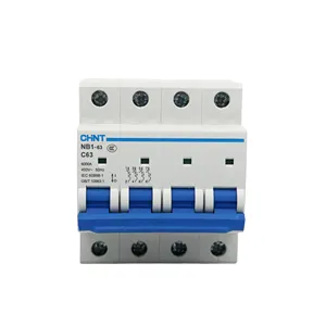 CHINT NB1-63 4P electrical mcb automatic air miniature mini circuit breakers