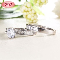 Bagues en titane pour Couple, anneaux doigt croisé pour dame, Cz Zircon