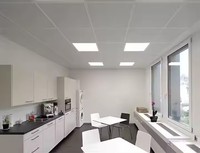 Panneaux de plafond en aluminium ignifuges imperméables cuisine salle de bain bureau hôpital système de plafond suspendu décoration intérieure