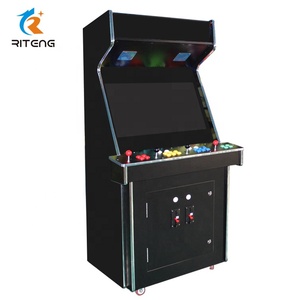 Máquina de Juegos Arcade Retro Multijuegos, <span class=keywords><strong>Botones</strong></span> DIY, Estilo <span class=keywords><strong>Bartop</strong></span>, Vertical, Madera, Gabinete Arcade - Product Image 4