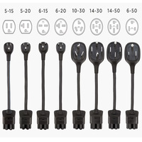 Adaptateur de prise de charge Tesla - Connecteur de charge pour véhicule Tesla - Série complète de prises standard américaines NEMA 14-50