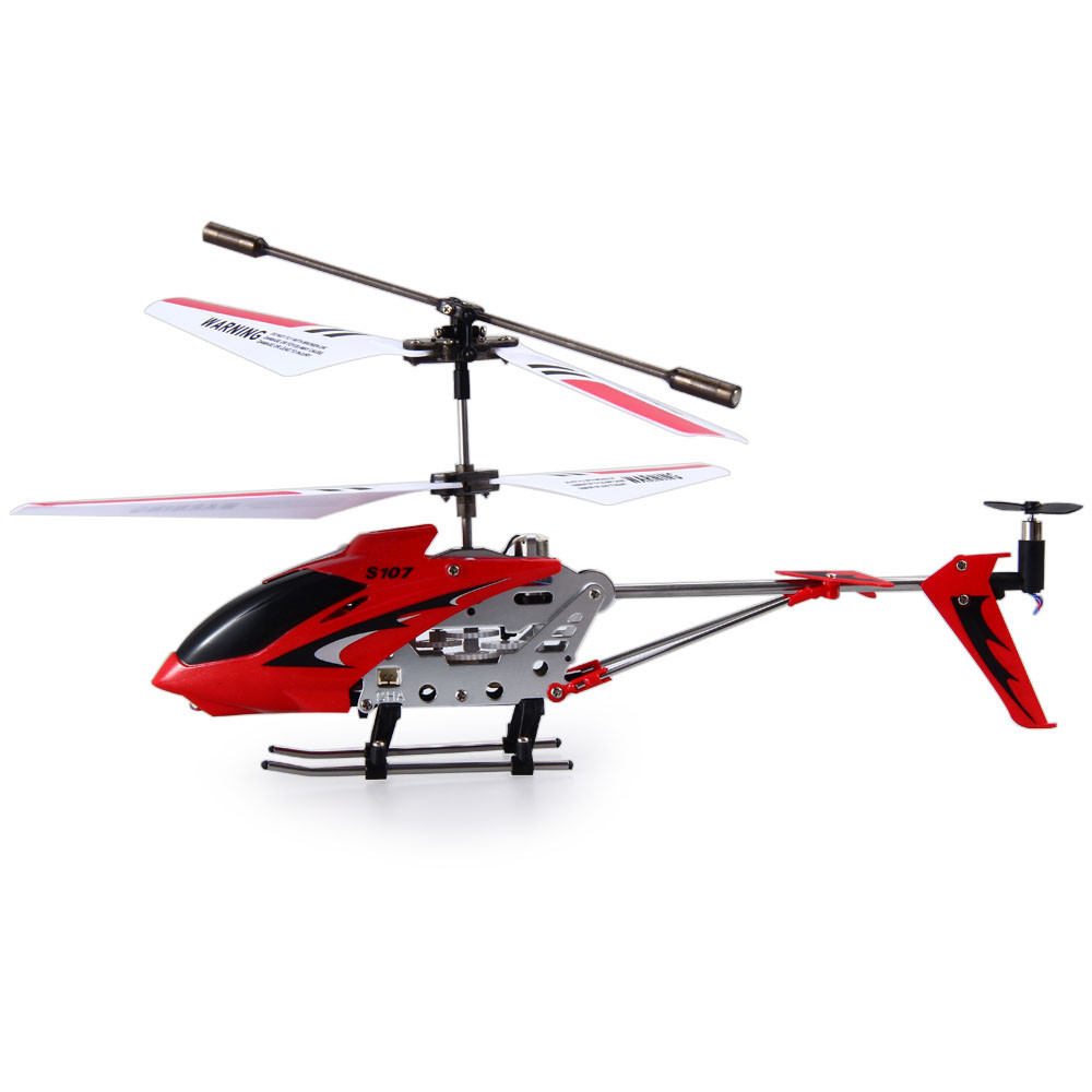 HOSHI asli Syma S107G 3CH helikopter mainan Remote Control helikopter Aloi Copter dengan hadiah mainan giroskop