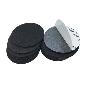 Custom Quiet Home Appliance PP Foam Pad 513 Adhesive Black <b>Round</b> Non-Slip <b>Cushion</b> For Furniture Protection - Product Image 1