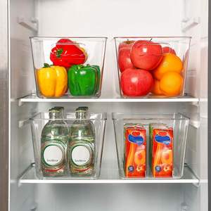 Wholesale PET Injection Molded Transparent Modern Kitchen Refrigerator <b>Storage</b> <b>Box</b> Multifunction Design 20x14x12.8cm Lightweight - Product Image 5