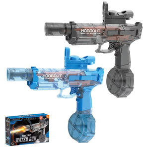 Potente ad alta pressione pistola ad acqua a lungo raggio di grande capacità elettrica automatica pistola ad acqua interattiva luce-up giocattoli