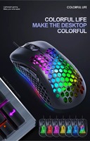 Mouse Gaming USB Versi RGB G540 Baru, Ringan, Optik, Performa Tinggi, Desain Berkabel, Fitur Pemrograman Game, Dapat Disesuaikan