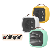 Calentador de aire eléctrico y USB portátil, enchufe europeo/estadounidense/británico, calentador de manos para el hogar y la oficina, secador de aire caliente, calentamiento rápido