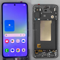 Écran tactile de remplacement pour téléphone mobile OLED A566 E, assemblage de panneau de numérisation tactile, écran LCD, cadre A56 5G pour Samsung Galaxy