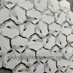 Mosaico para Paredes de Cocina y Baño, Baldosas de Mármol para Piso de Baño - Product Image 4