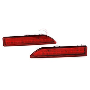Reflector de parachoques trasero Led de 12V para <span class=keywords><strong>Honda</strong></span> 2009 <span class=keywords><strong>BRV</strong></span> 2015-2016 MOBILIO 2016-2017 City 2012-<span class=keywords><strong>2014</strong></span>, luz trasera LED de freno - Product Image 2